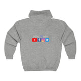 Unisex Heavy Blend™ Full Zip Hooded Sweatshirt